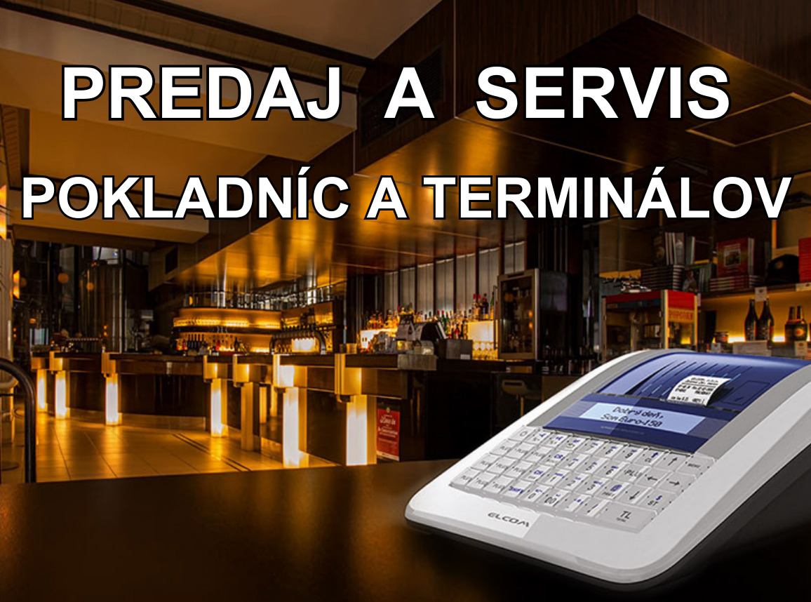 Predaj a servis pokladníc a terminálov