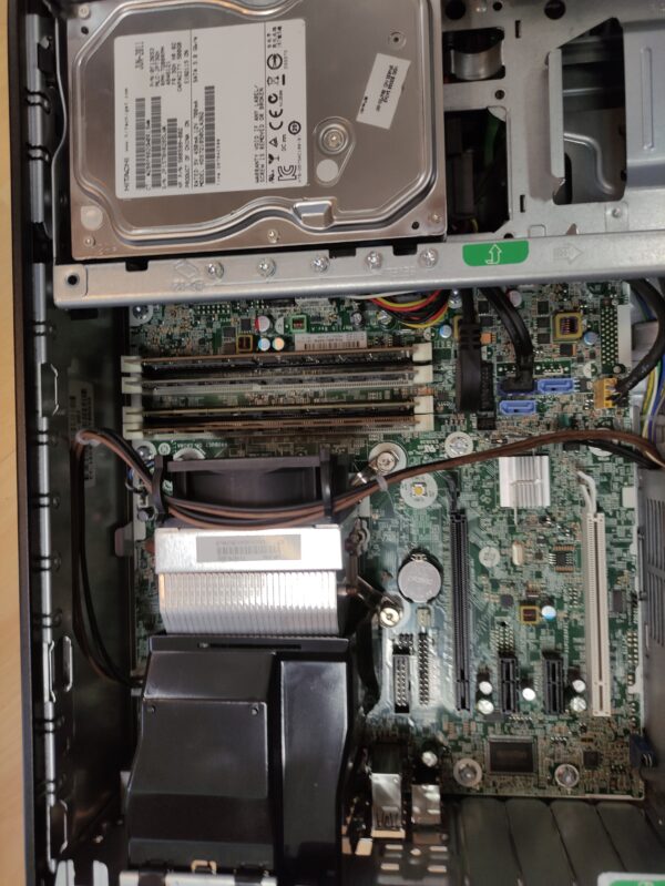 hp server inside